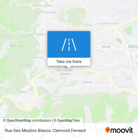 Rue Des Moulins Blancs map