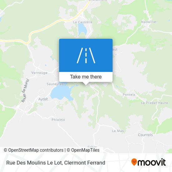Rue Des Moulins Le Lot map