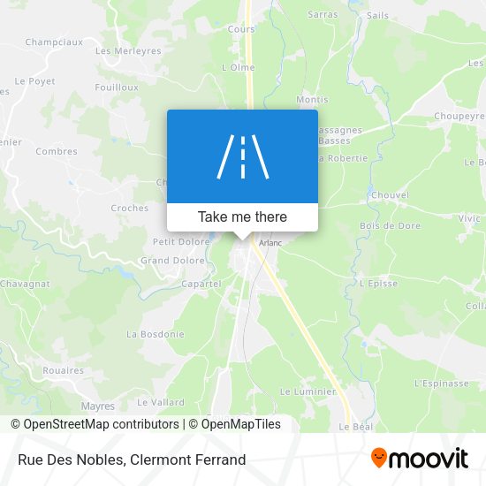 Rue Des Nobles map