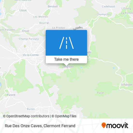 Rue Des Onze Caves map