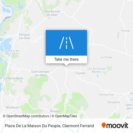 Place De La Maison Du Peuple map
