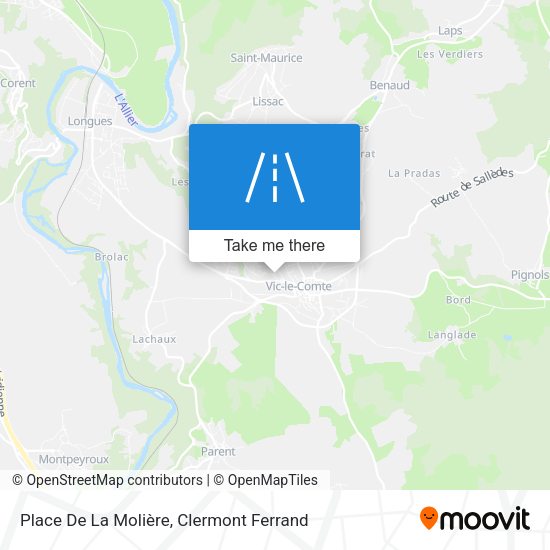 Place De La Molière map
