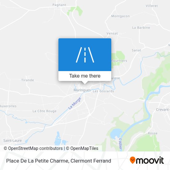 Place De La Petite Charme map