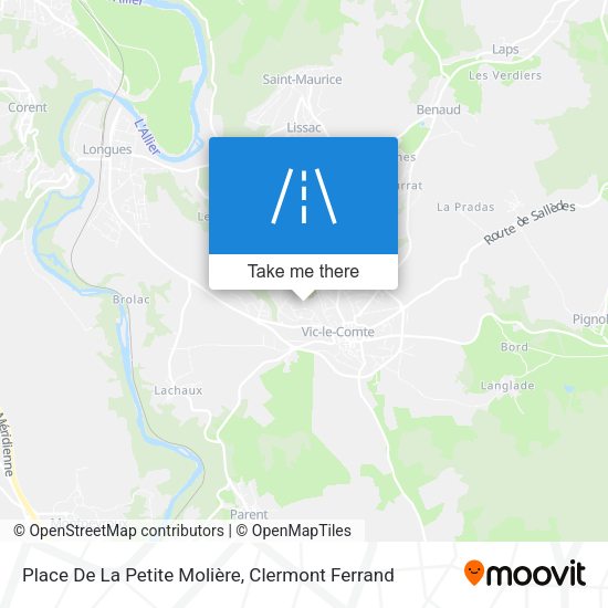 Place De La Petite Molière map