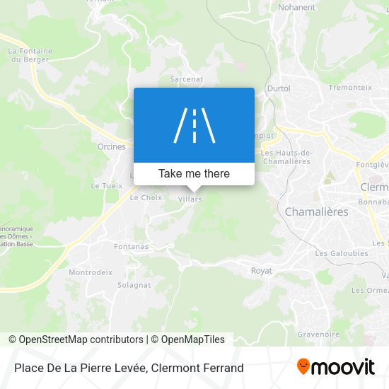 Place De La Pierre Levée map
