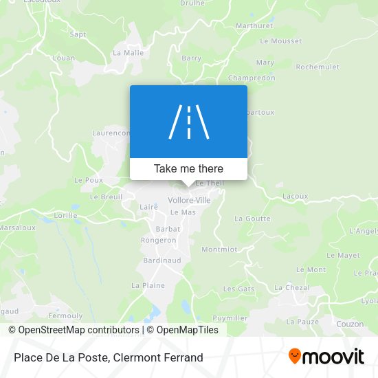 Place De La Poste map