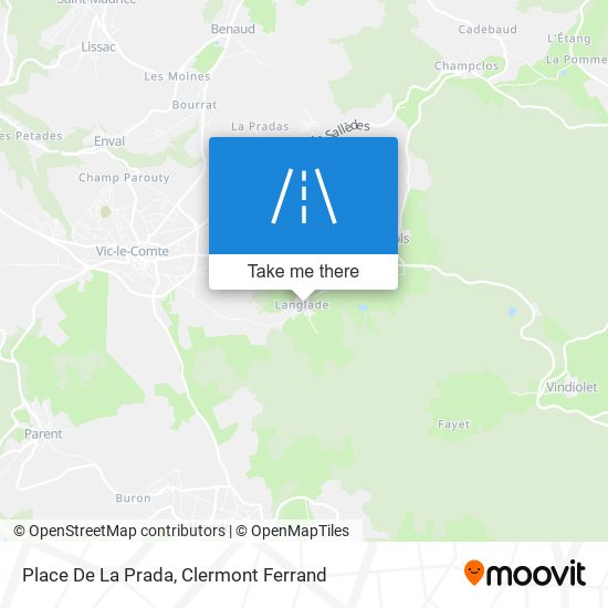 Place De La Prada map