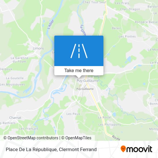 Place De La République map