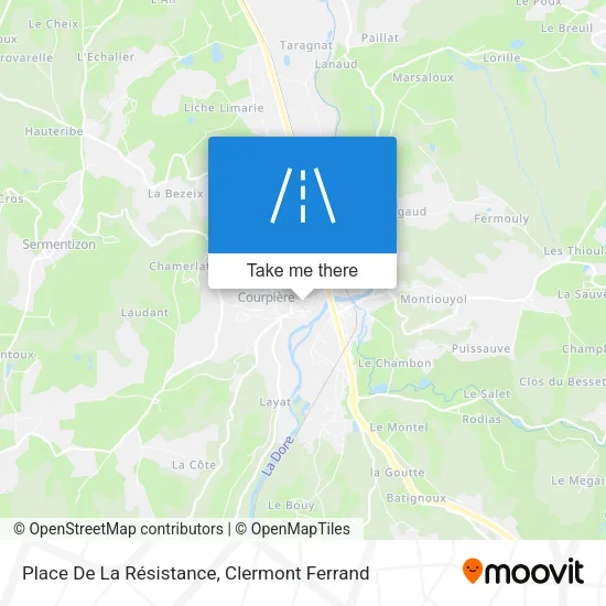 Place De La Résistance map