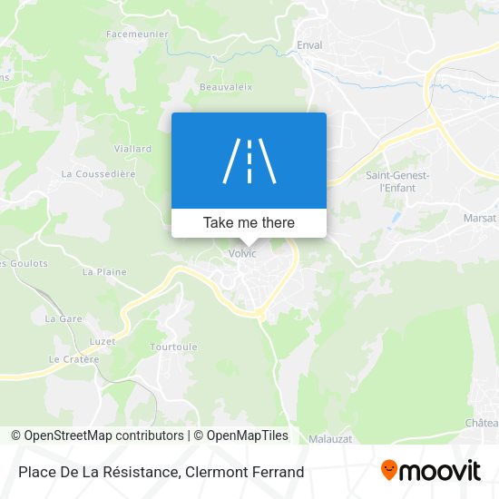 Place De La Résistance map