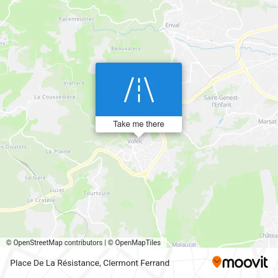 Place De La Résistance map