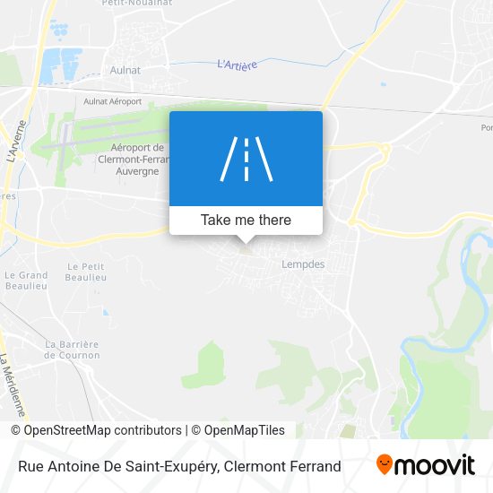 Rue Antoine De Saint-Exupéry map