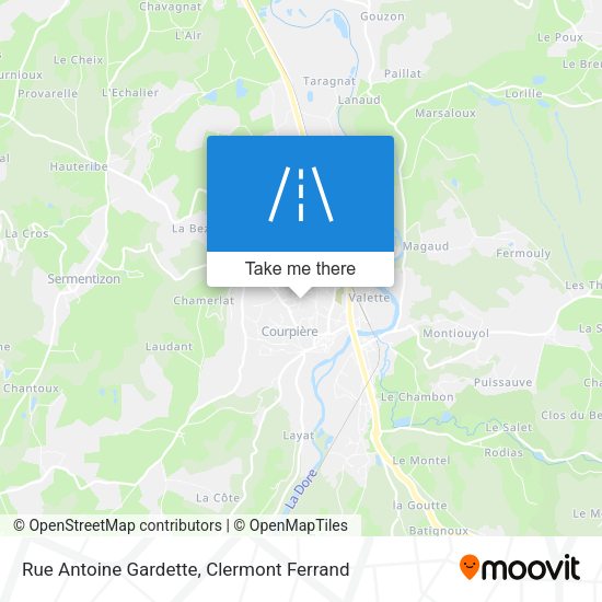 Rue Antoine Gardette map