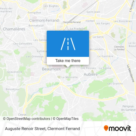 Rue Auguste Renoir map