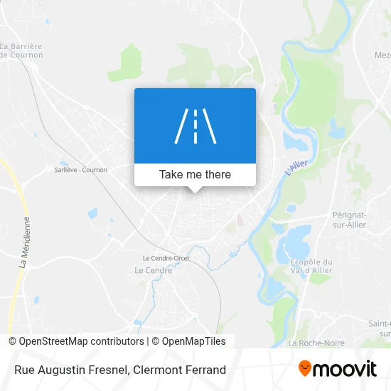 Rue Augustin Fresnel map