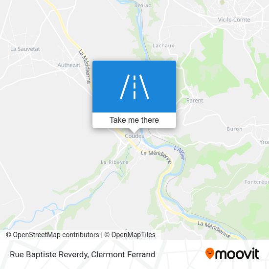 Rue Baptiste Reverdy map