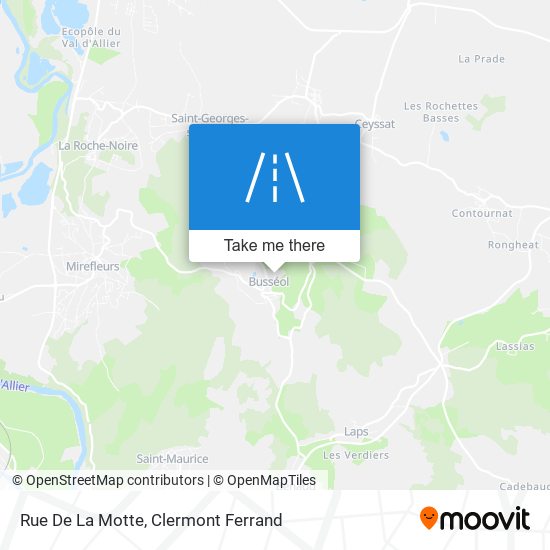 Rue De La Motte map
