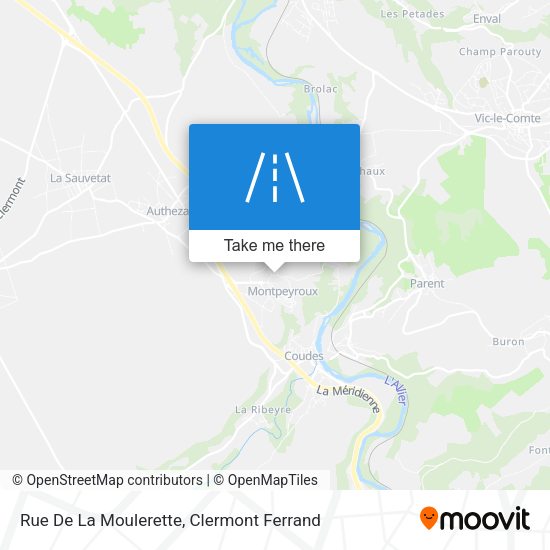 Rue De La Moulerette map