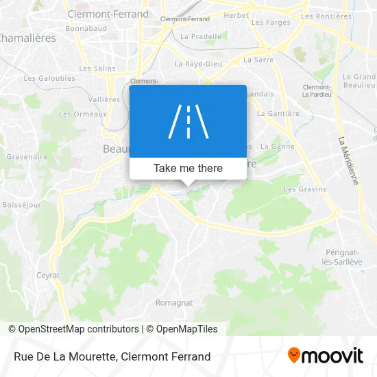 Rue De La Mourette map