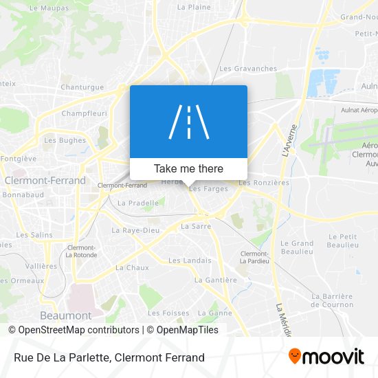 Rue De La Parlette map