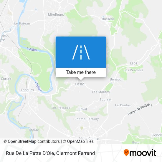 Rue De La Patte D'Oie map