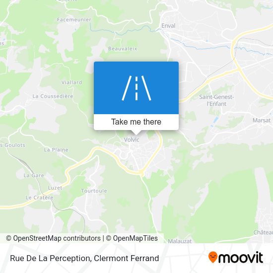 Rue De La Perception map