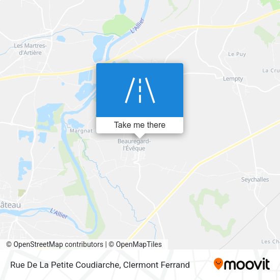 Rue De La Petite Coudiarche map