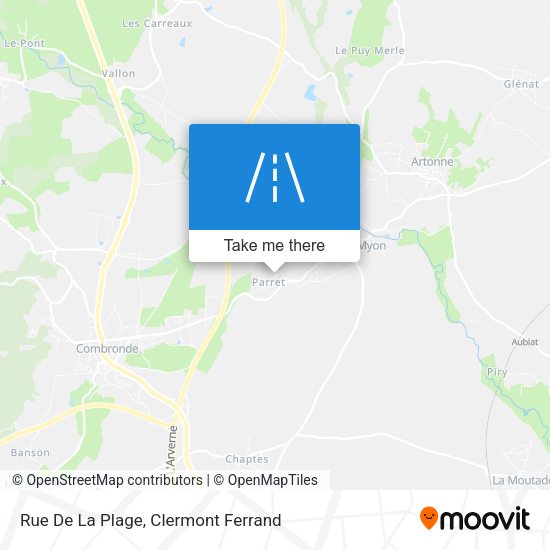 Rue De La Plage map