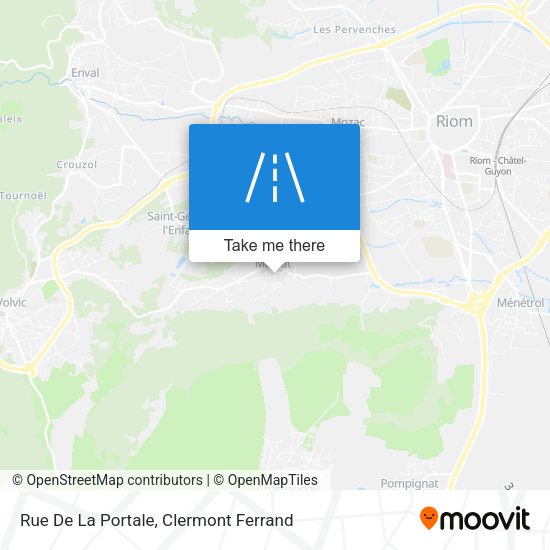 Rue De La Portale map