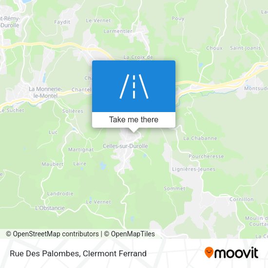 Rue Des Palombes map
