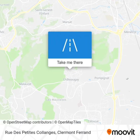 Rue Des Petites Collanges map