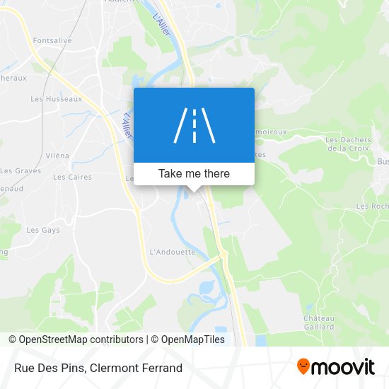 Rue Des Pins map
