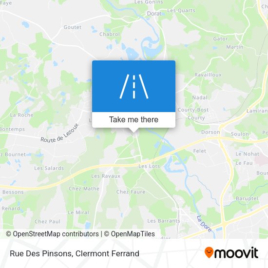 Rue Des Pinsons map