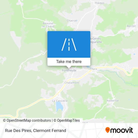 Rue Des Pires map