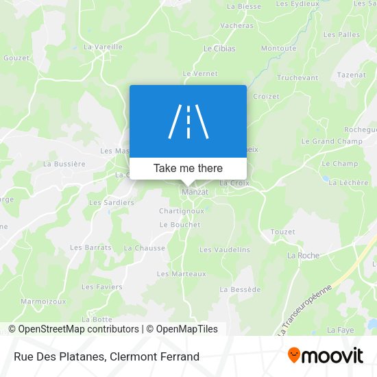 Rue Des Platanes map