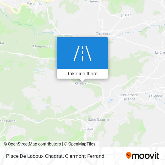 Place De Lacoux Chadrat map
