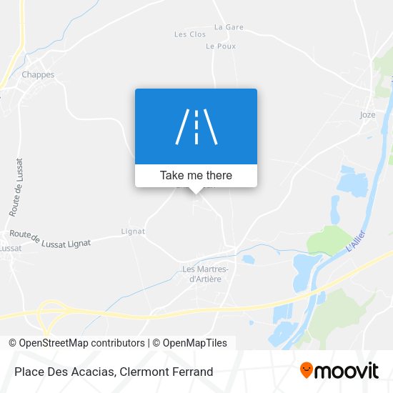 Place Des Acacias map