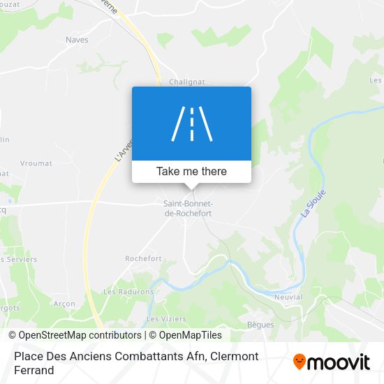 Place Des Anciens Combattants Afn map