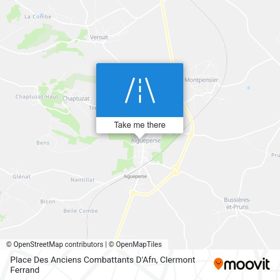 Place Des Anciens Combattants D'Afn map