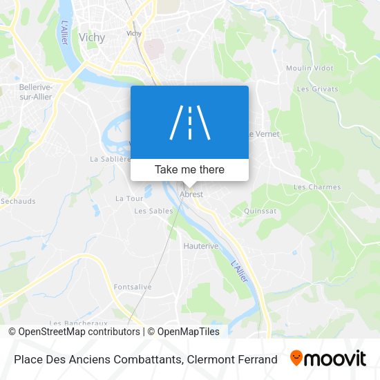 Place Des Anciens Combattants map