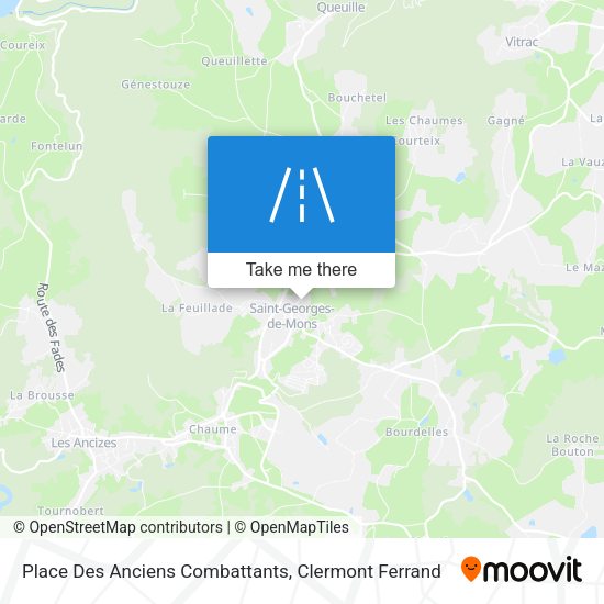 Place Des Anciens Combattants map