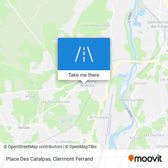 Place Des Catalpas map