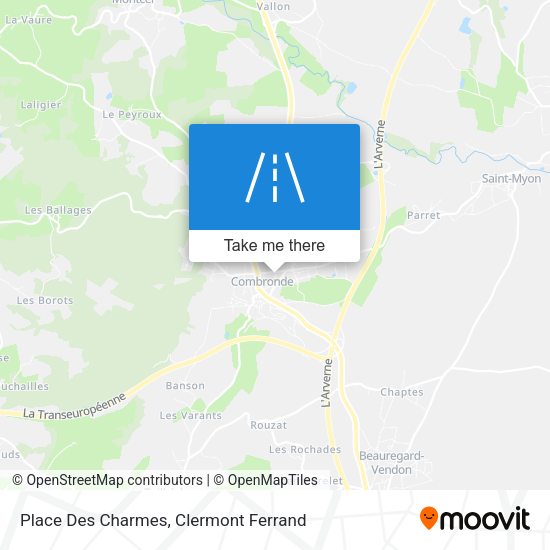 Place Des Charmes map