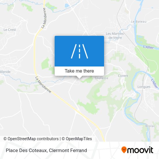 Place Des Coteaux map