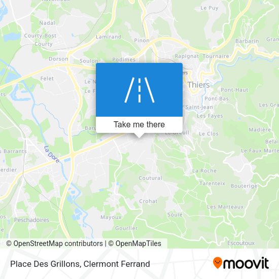 Place Des Grillons map