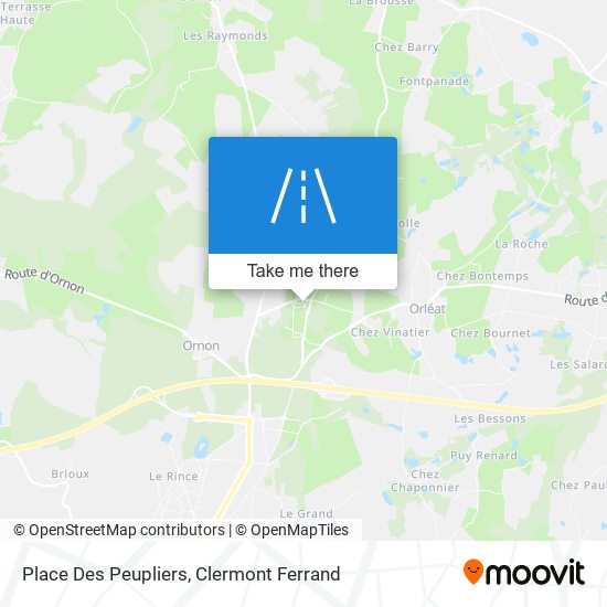 Place Des Peupliers map