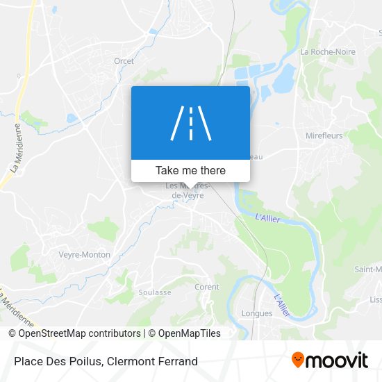 Place Des Poilus map