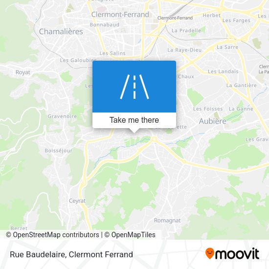 Rue Baudelaire map