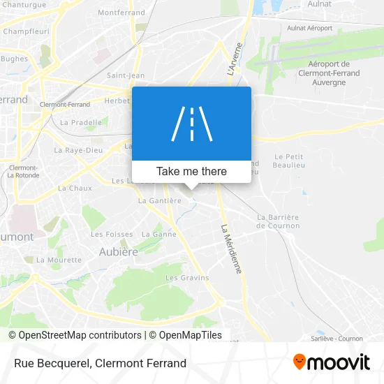 Rue Becquerel map