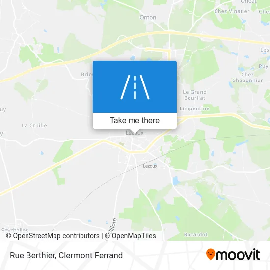 Rue Berthier map